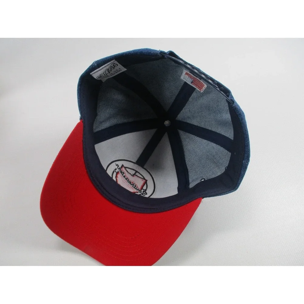 Vintage Southeastern Equipment Co Patch Ohio Compass Denim Snapback Hat USA Flag